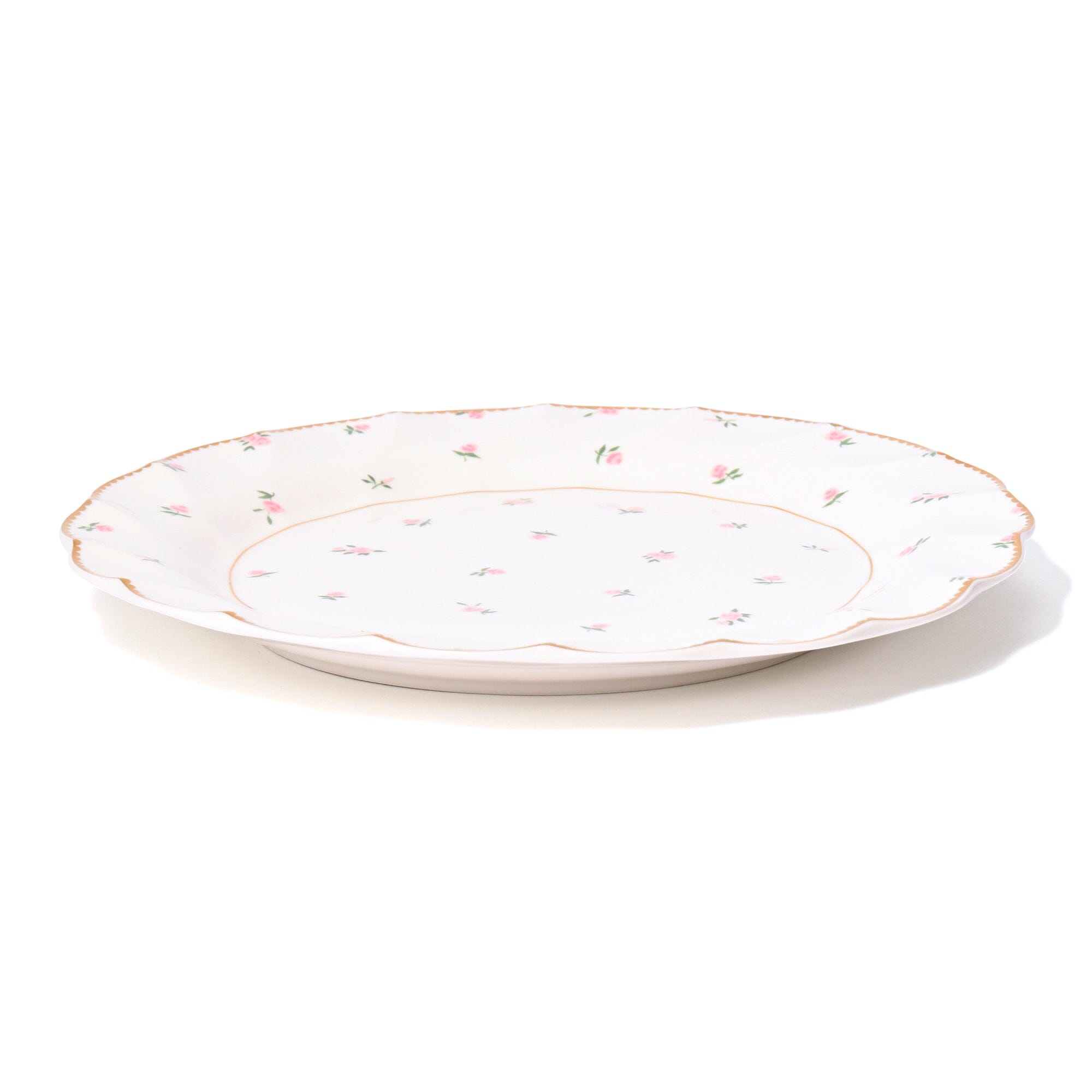 Classic Rose Plate Medium Pink