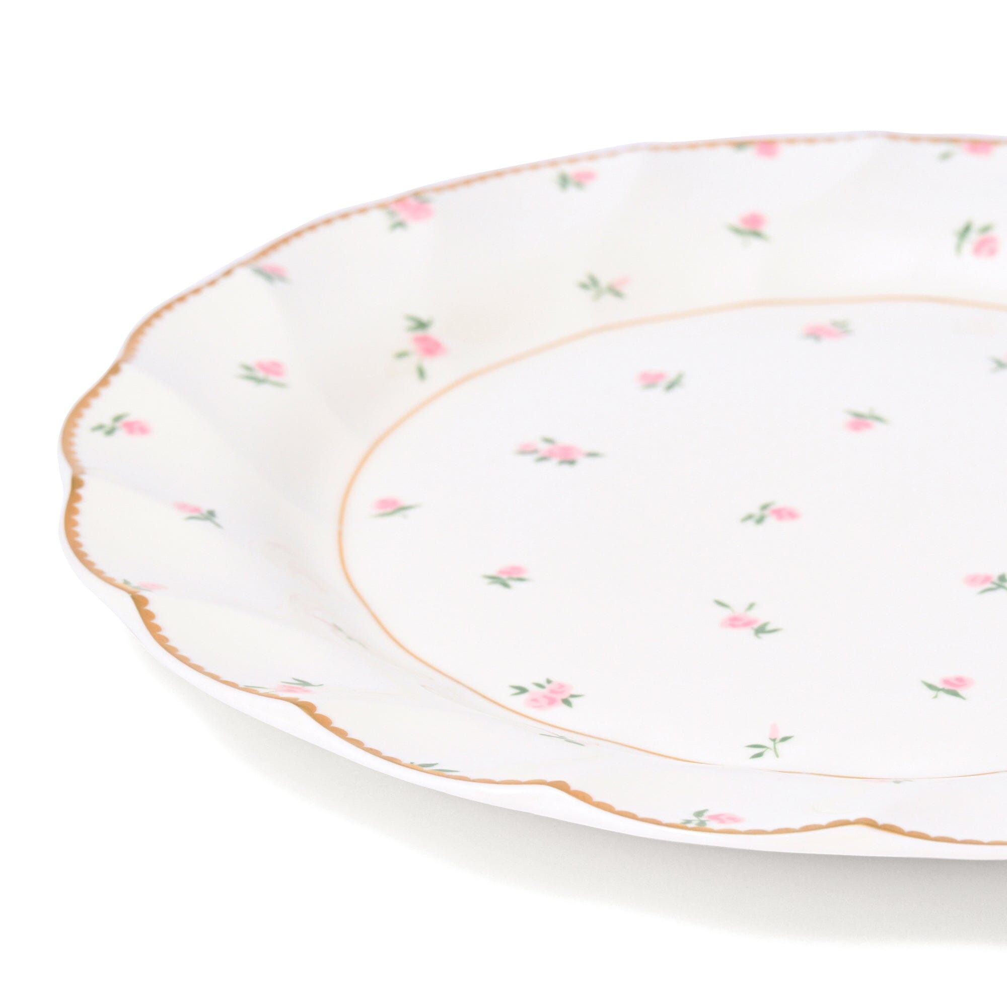 Classic Rose Plate Medium Pink
