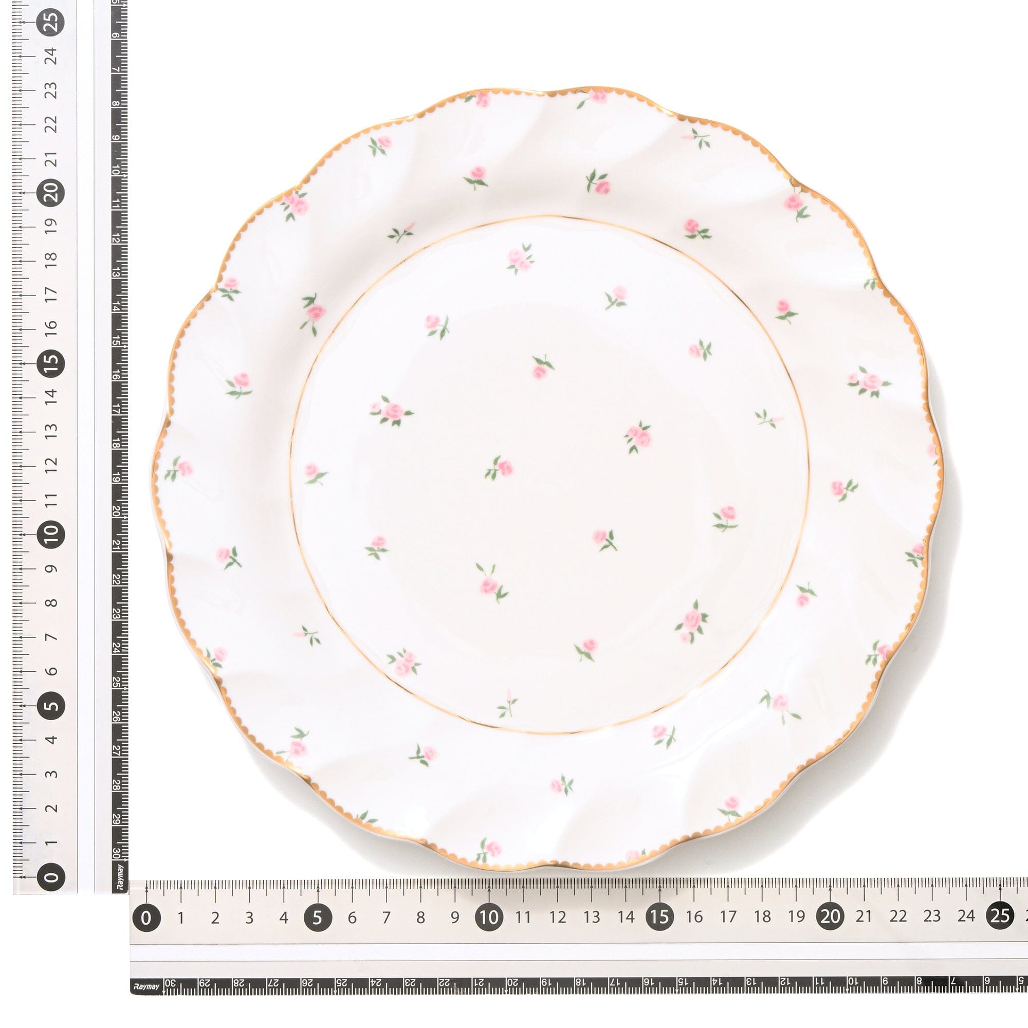Classic Rose Plate Medium Pink