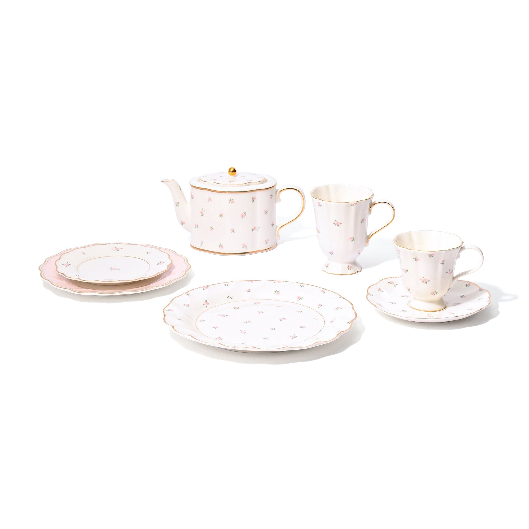 Classic Rose Plate Medium Pink