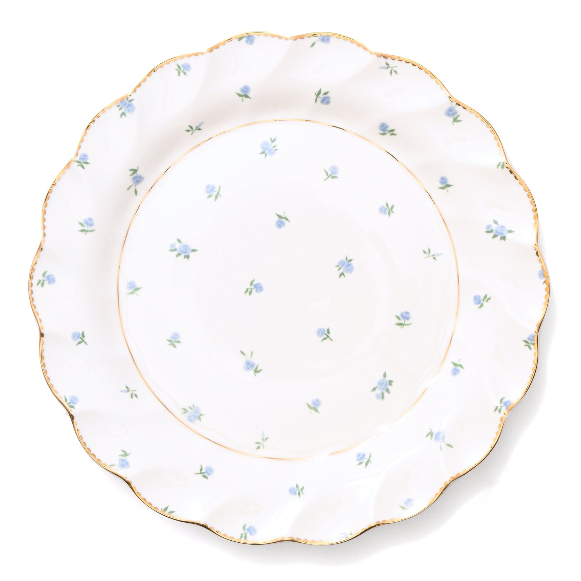 Classic Rose Plate Medium Blue