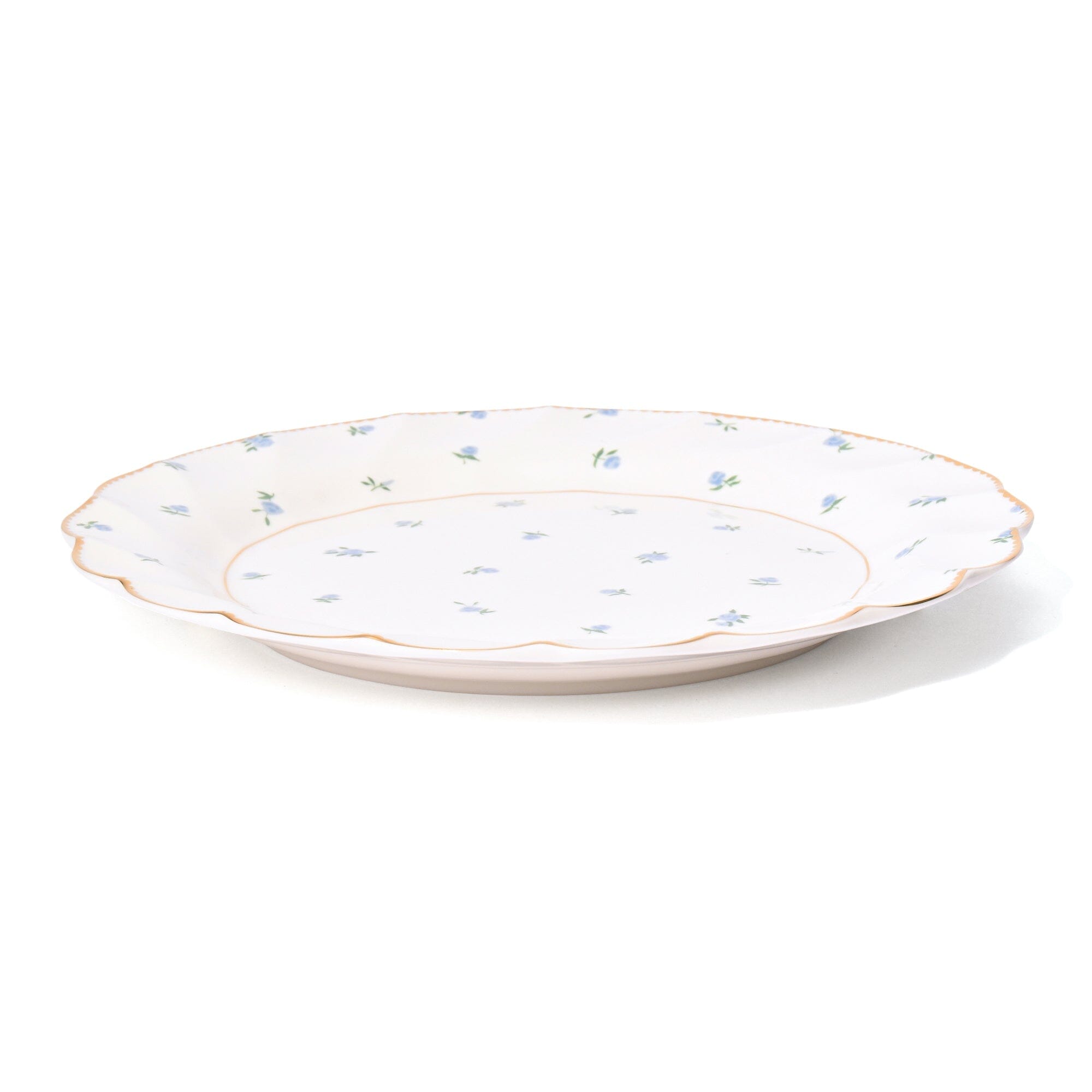Classic Rose Plate Medium Blue