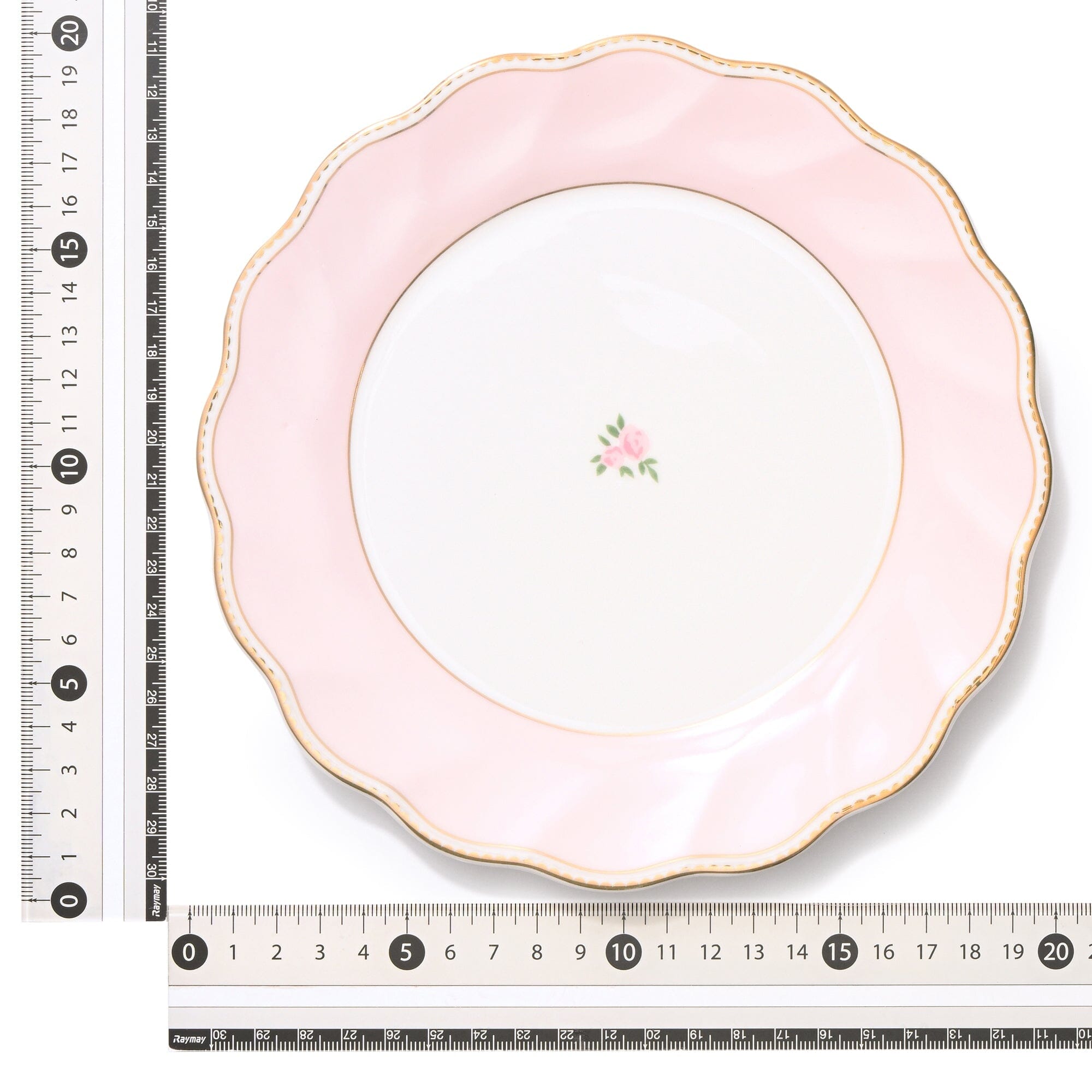Classic Rose Plate Small Pink