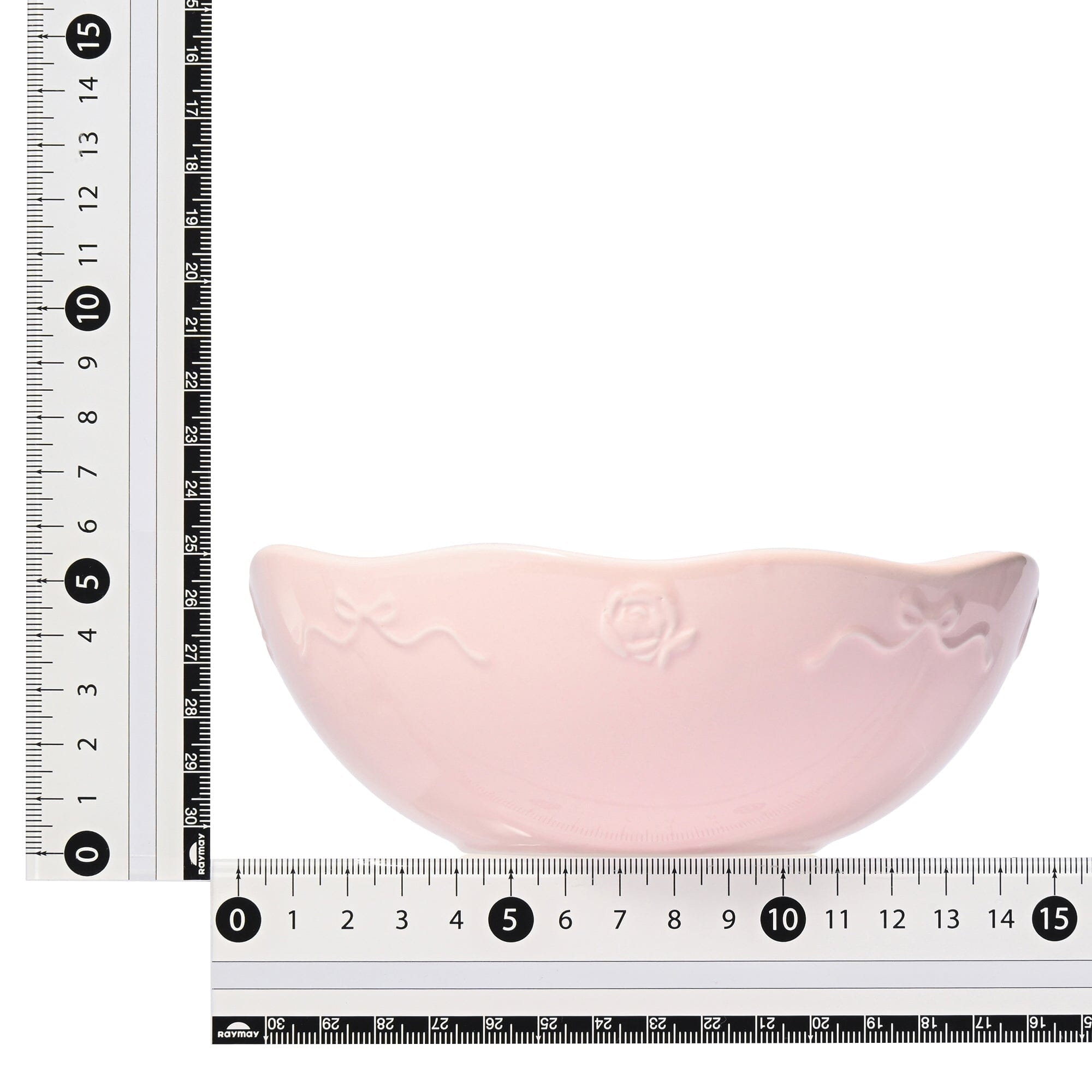 Rose Relief Bowl Pink