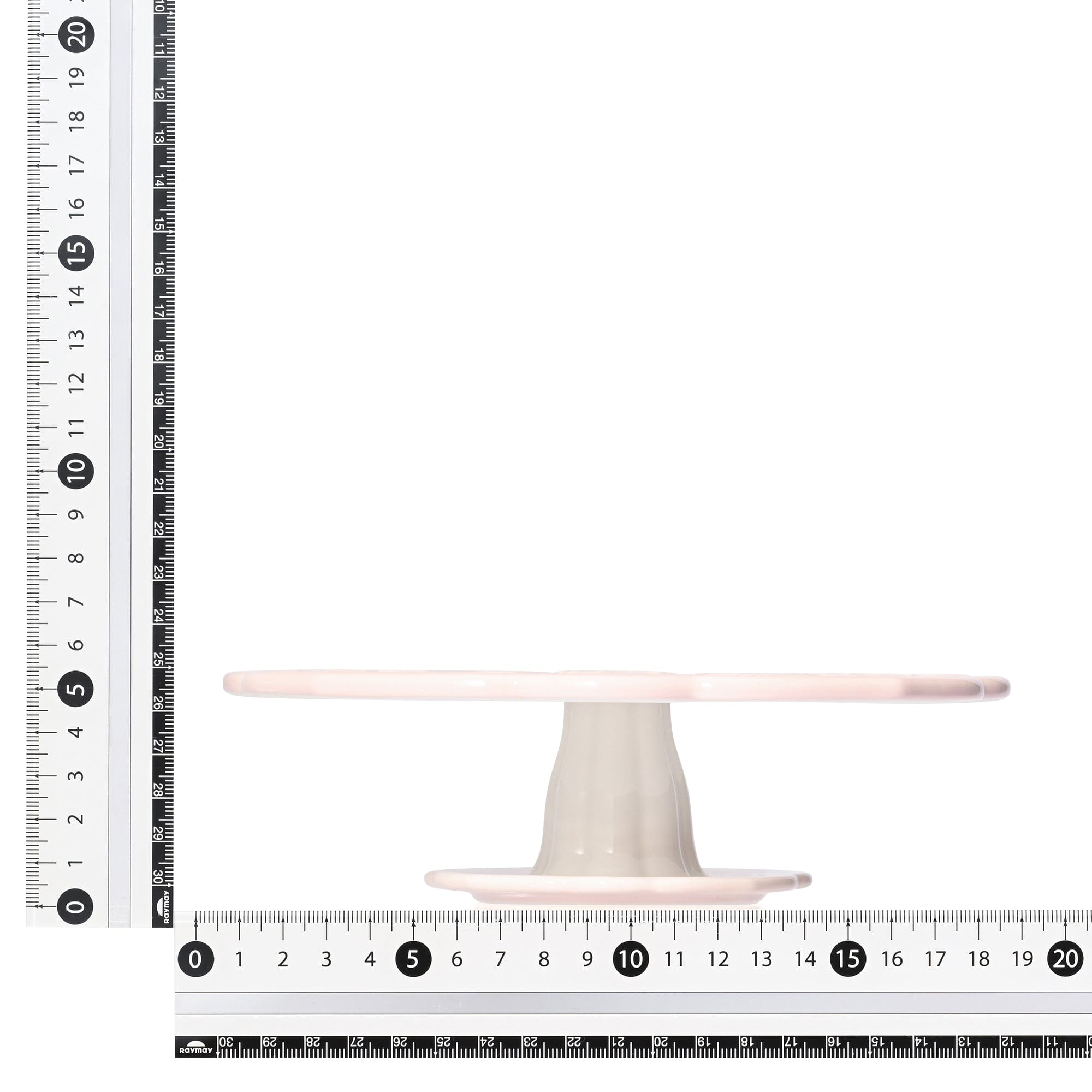 Rose Relief Cake Stand Pink