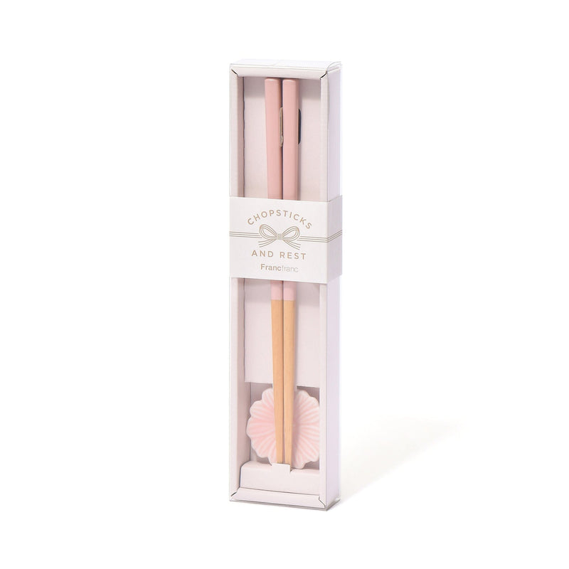 Chopsticks & Rest Giftset  Pink