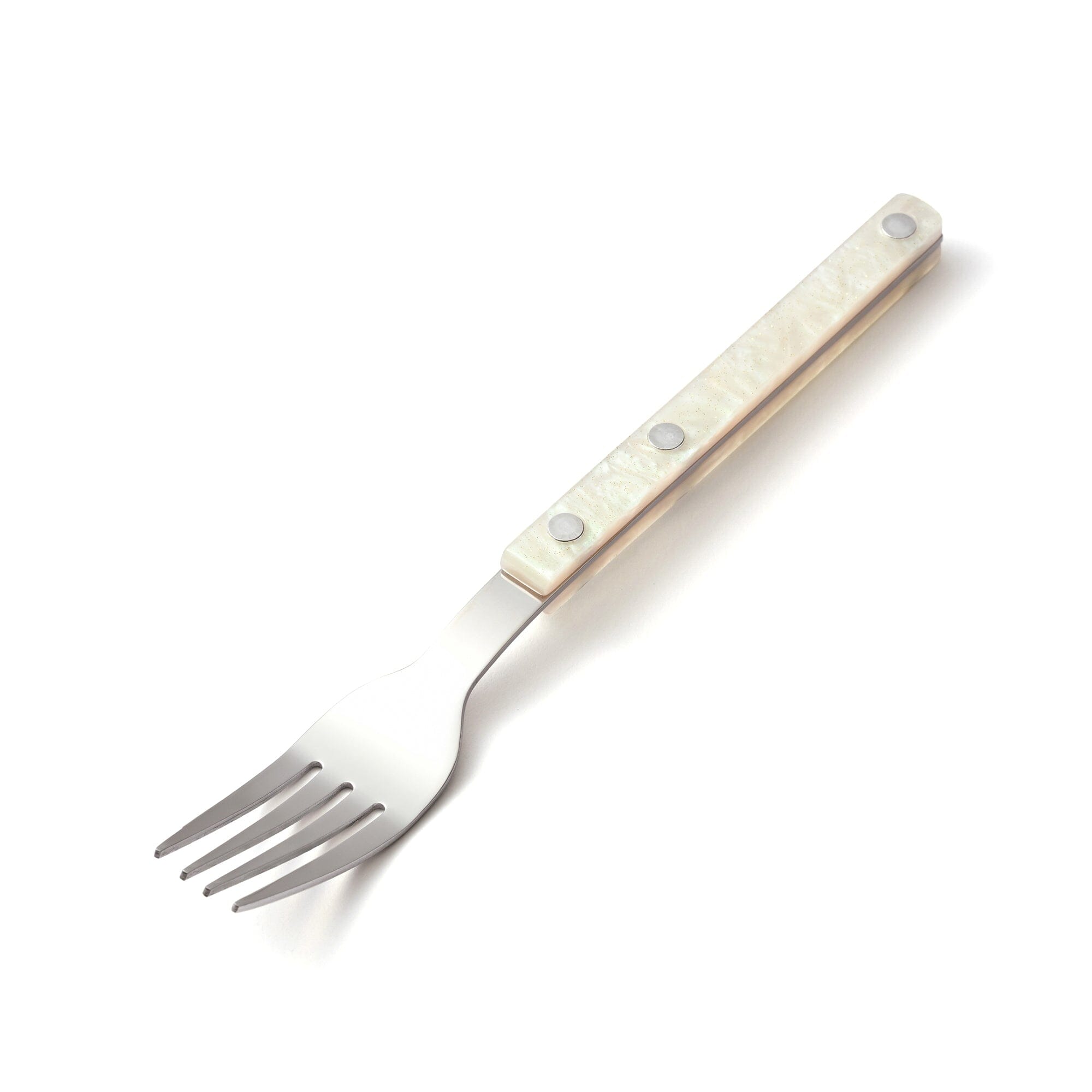 Marble Cake Fork White