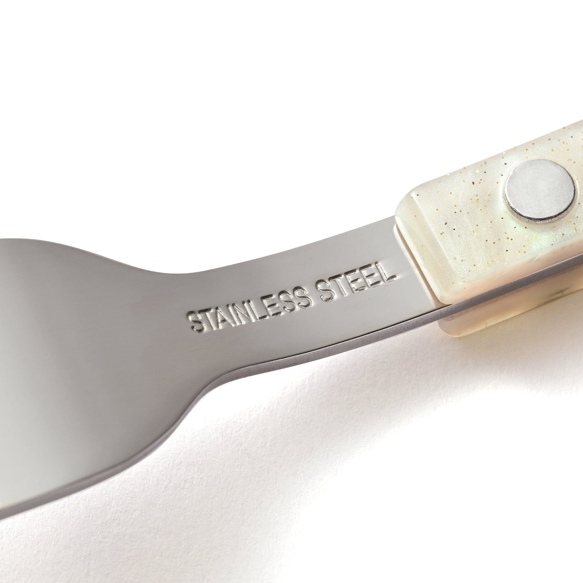 Marble Cake Fork White