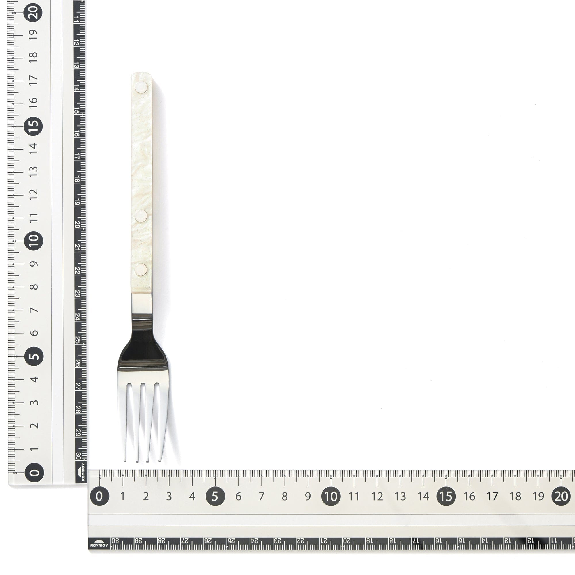 Marble Cake Fork White