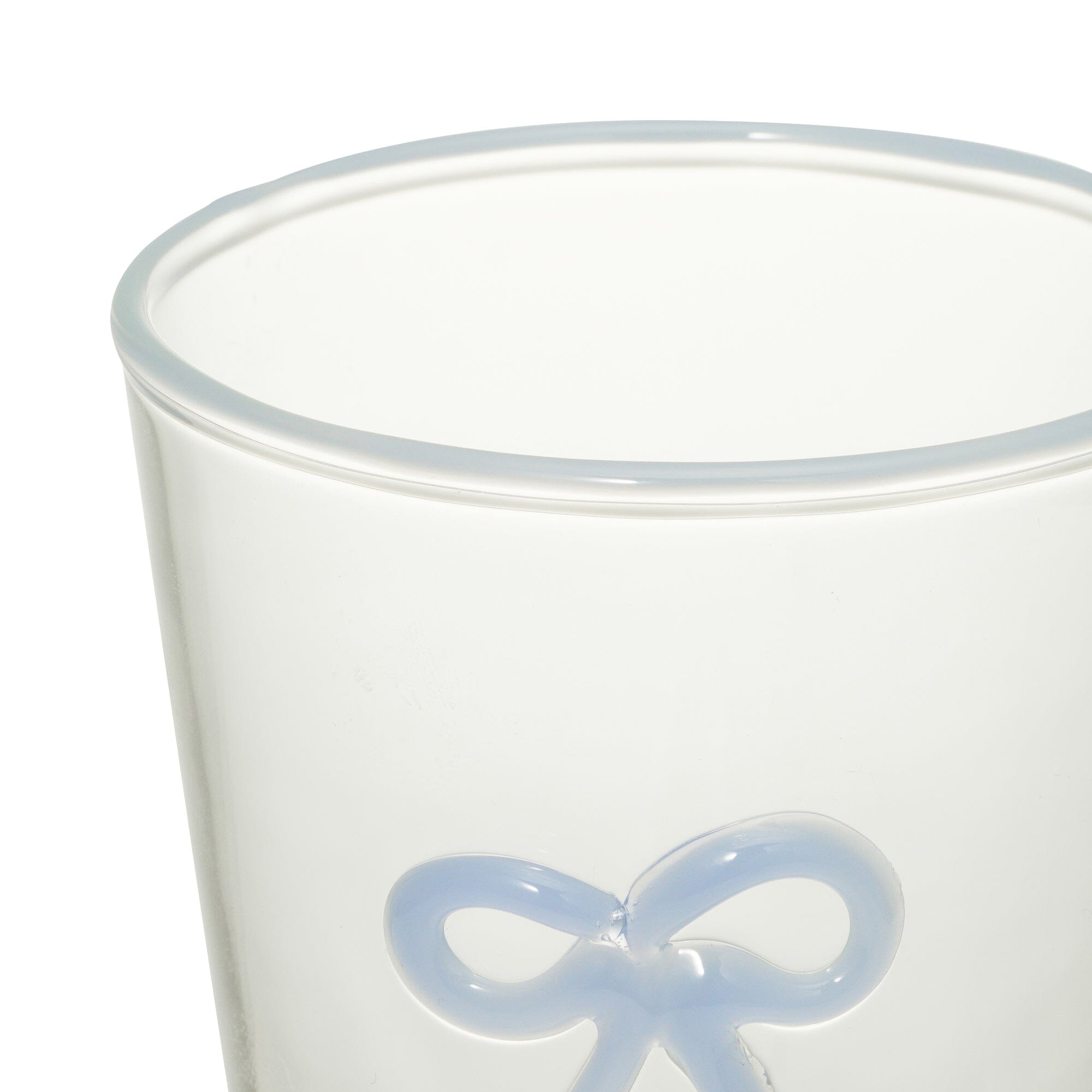 Ribbon 絲帶玻璃水杯 (藍色)