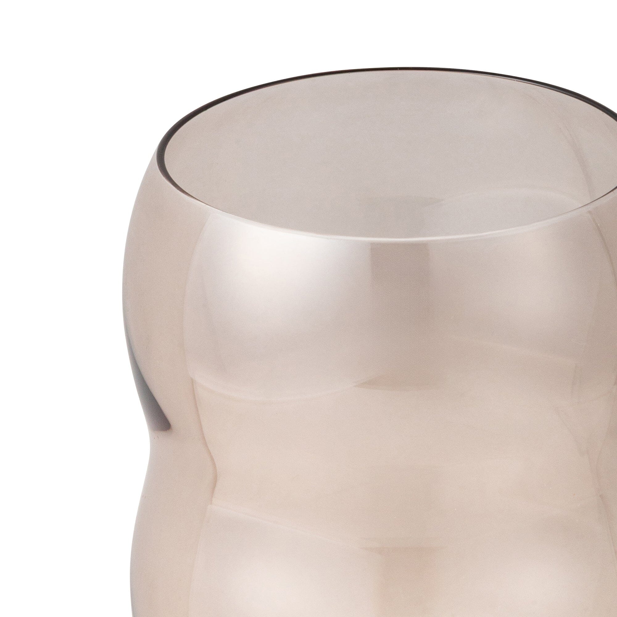 MokoMoko Champagne Glass Brown