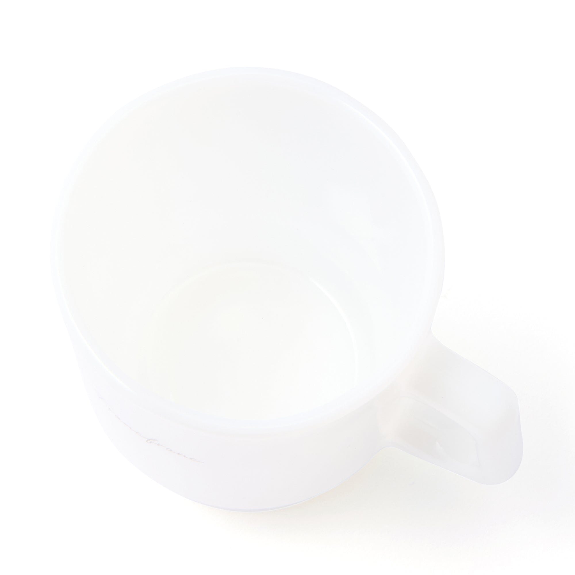 Milk Glass Mug White
