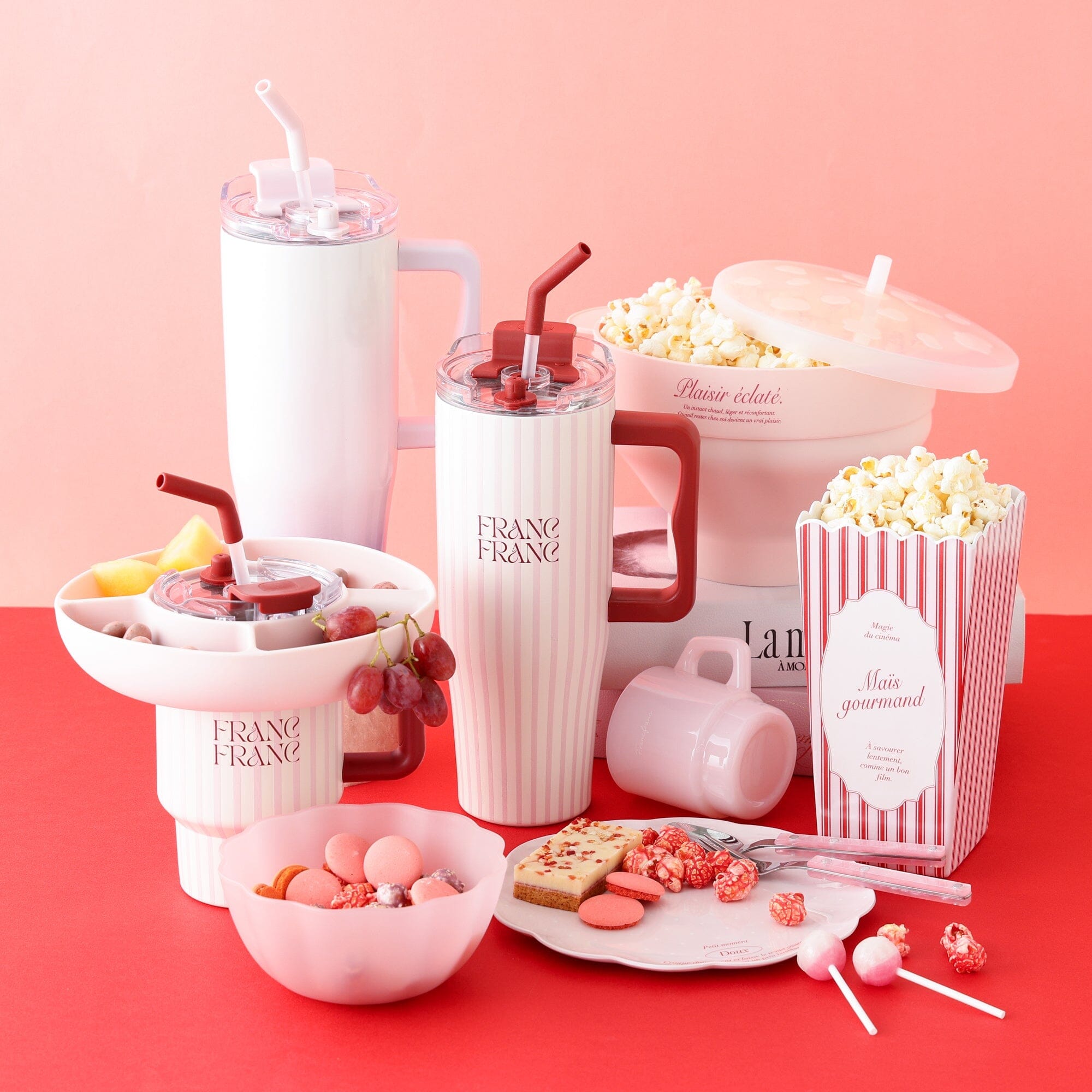 Milk Glass Mug Pink