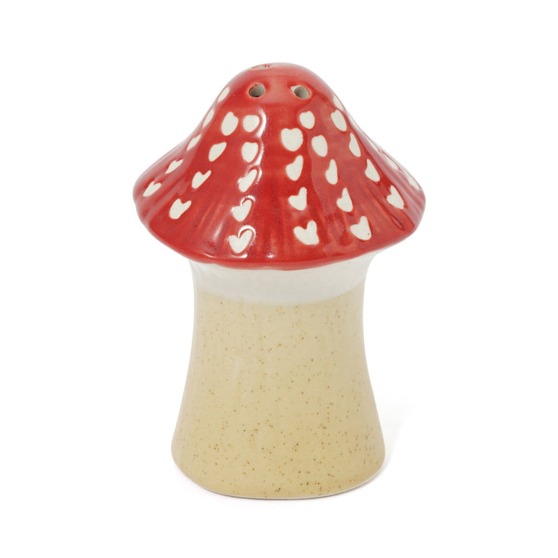 Mushroom spice bottle red