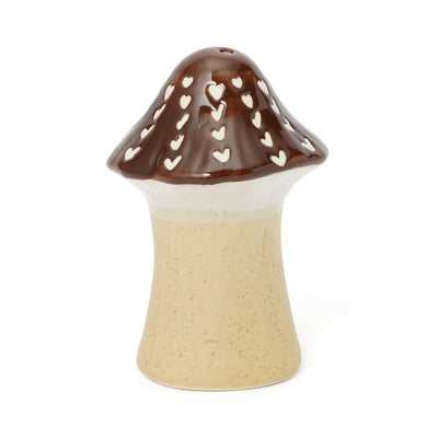 Mushroom spice bottle brown