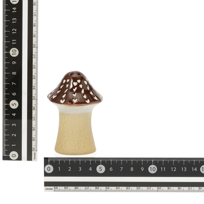 Mushroom spice bottle brown