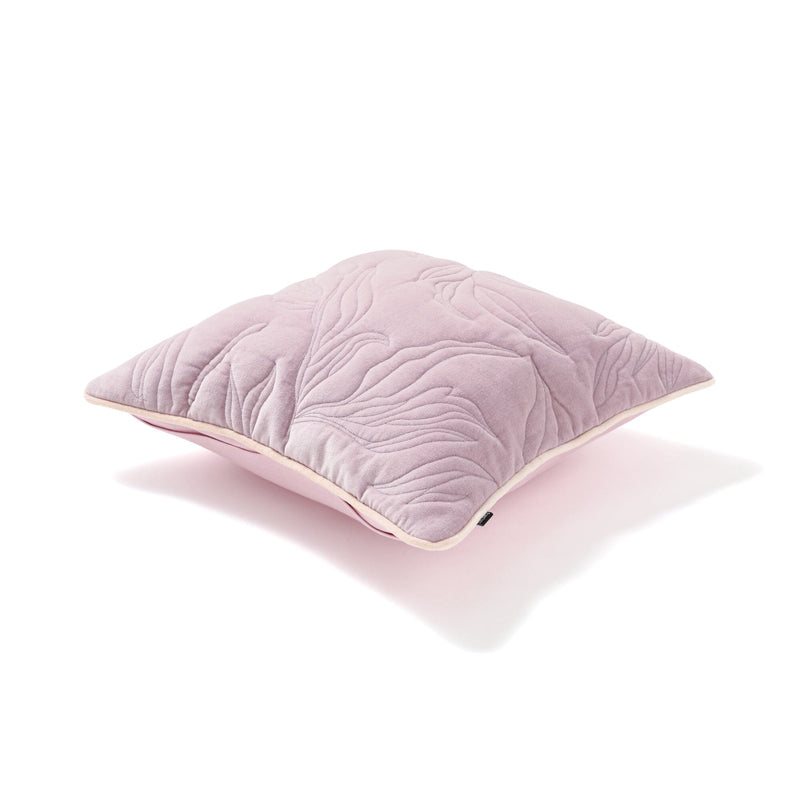 Velvet Quilt Cushion Cover 450 X 450 Ligjt Purple