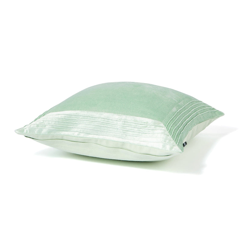 Velvet Frame Cushion Cover 450 X 450 Light Green