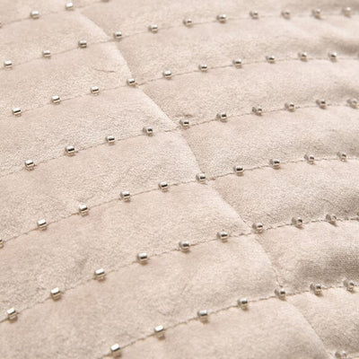 Velvet Bead Cushion Cover 450 X 450 Beige