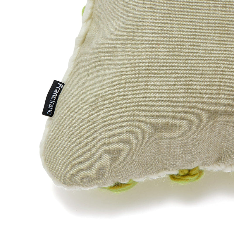 Knit Knot Cushion Cover 450 X 450 Light Green