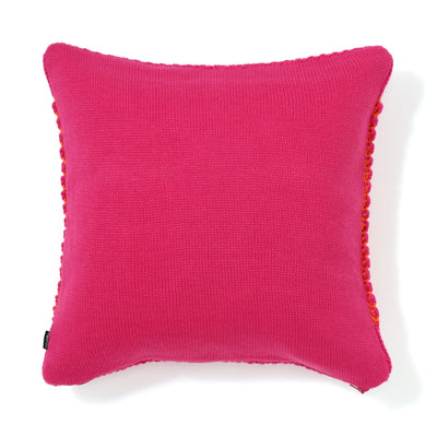 Knit Cushion Cover 450 X 450 Pink