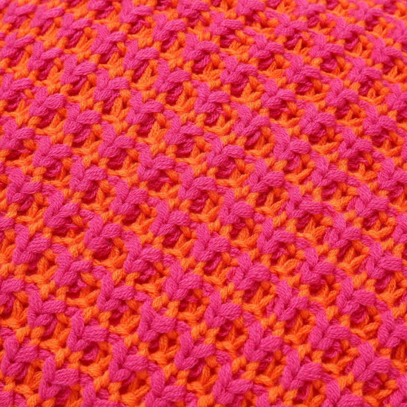 Knit Cushion Cover 450 X 450 Pink