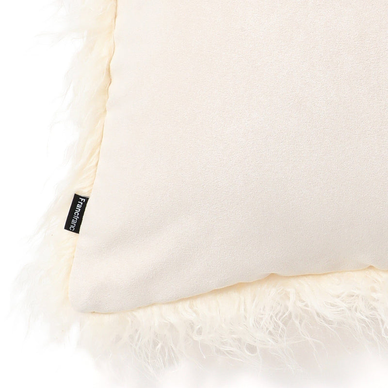 Fur L Cushion Cover 450 X 450 Ivory