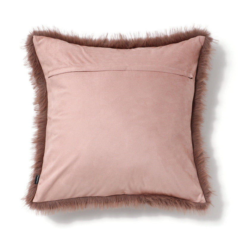 Fur T Cushion Cover 450 X 450 Brown