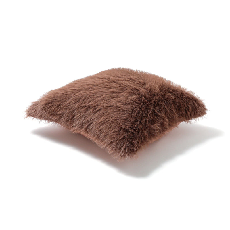 Fur T Cushion Cover 450 X 450 Brown