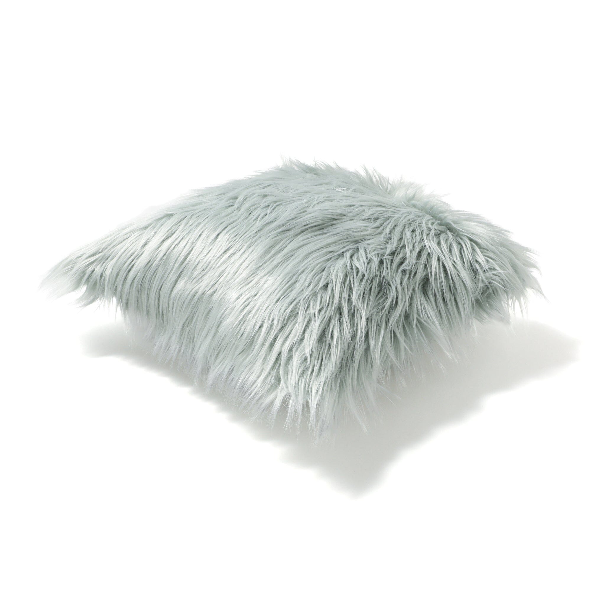 Fur X Cushion Cover 450 X 450 Light Green