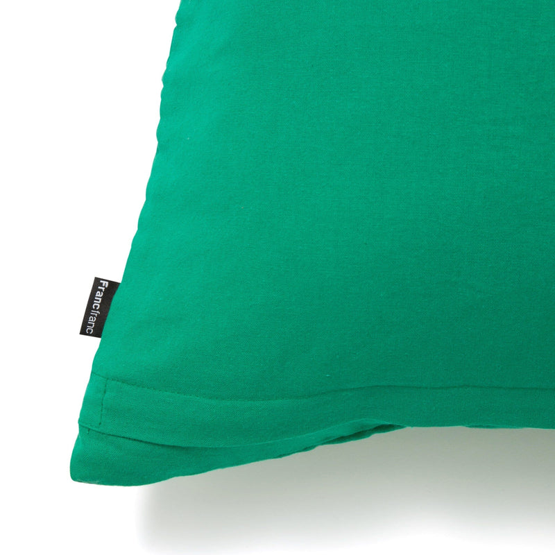 Cord Woven Cushion Cover 450 x 450  Green