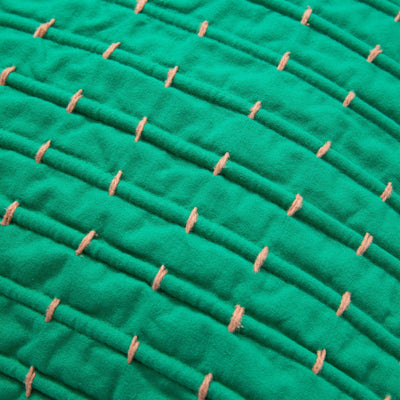 Cord Woven Cushion Cover 450 x 450  Green