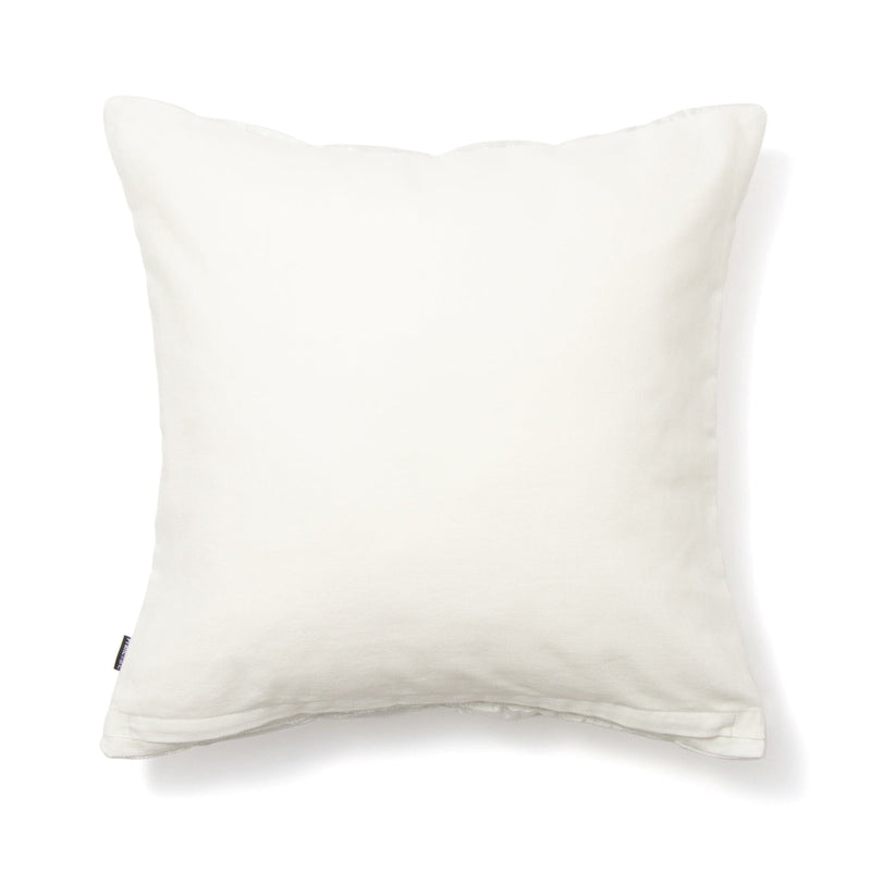 Shiny Gather Cushion Cover 450 x 450  white x Silver