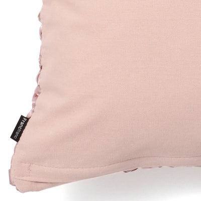 Ribbon Crochet Cushion Cover 450 x 450  Pink