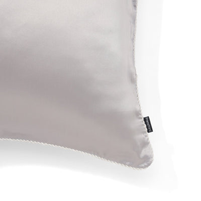 Front Silk Cushion Cover 450 x 450  Grey