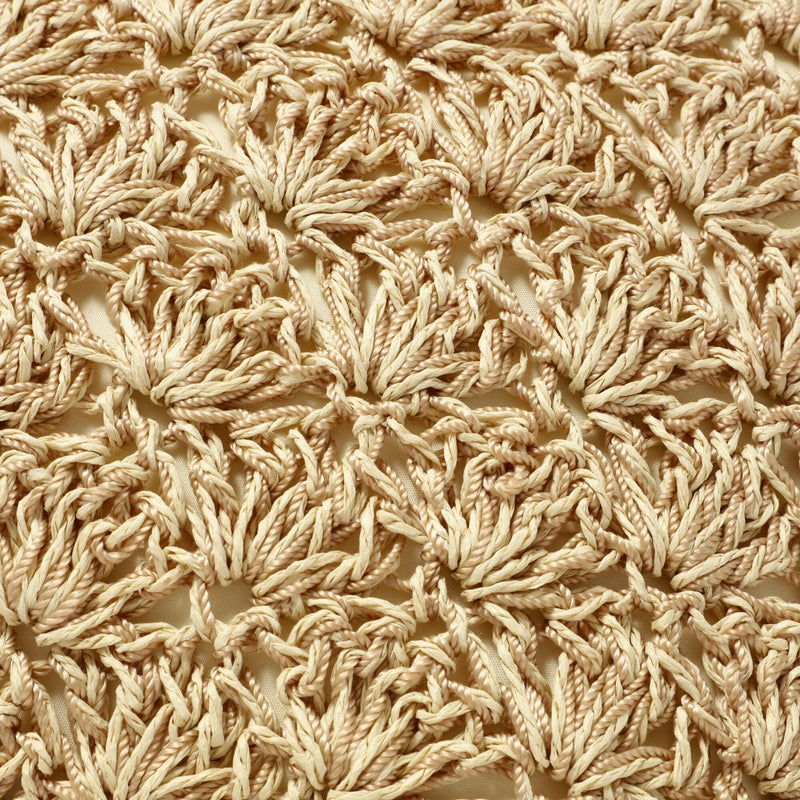 Paper Crochet Cushion Cover 450 x 450 Natural
