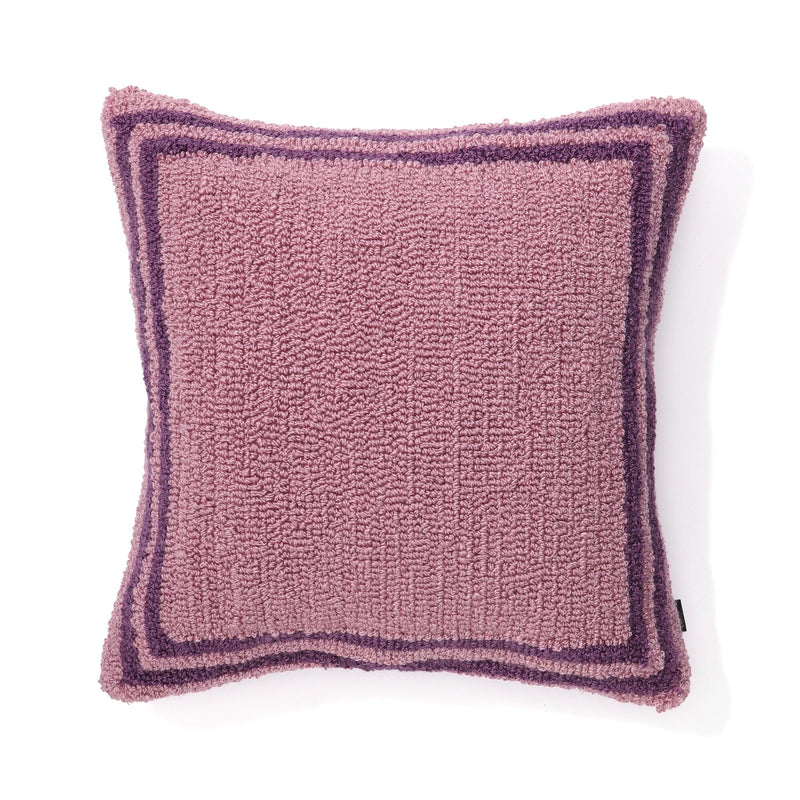 Square Line Cushion Cover 450 x 450 Purple