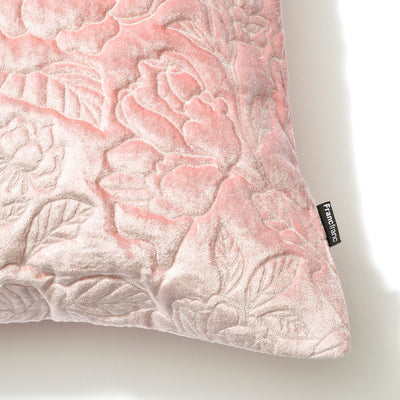 Flower Quilt Cushion Cover 450 x 450 Pink