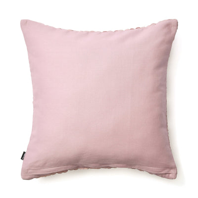 Solid Gather Cushion Cover 450 X 450 Pink