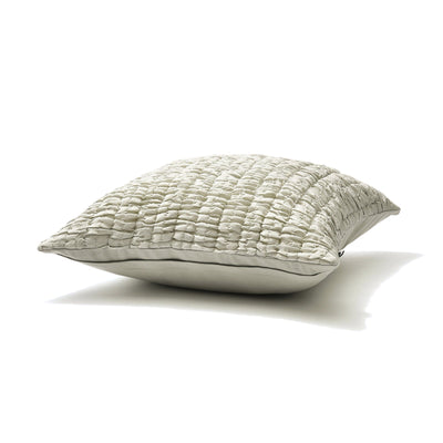 Solid Gather Cushion Cover 450 X 450 Gray