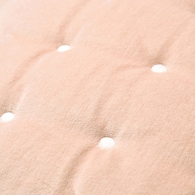 Velvet dot cushion cover 450 x 450 Pink