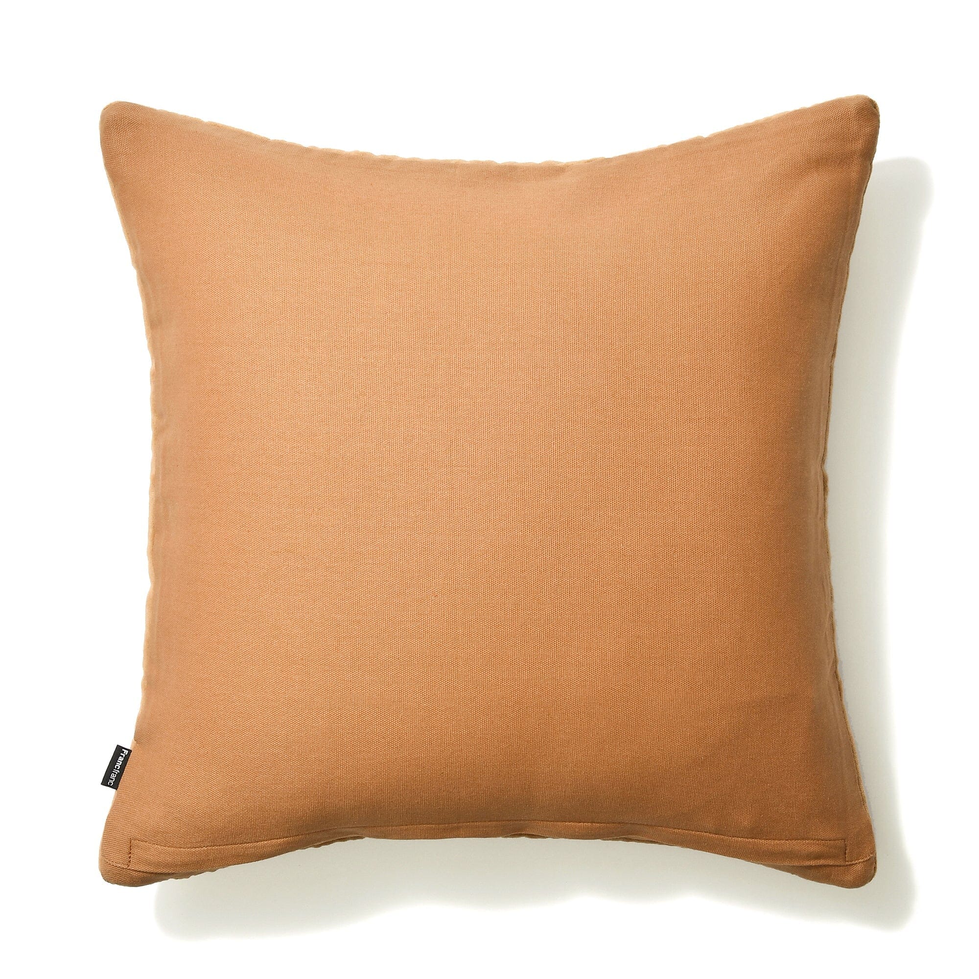 Velvet dot cushion cover 450 x 450 brown