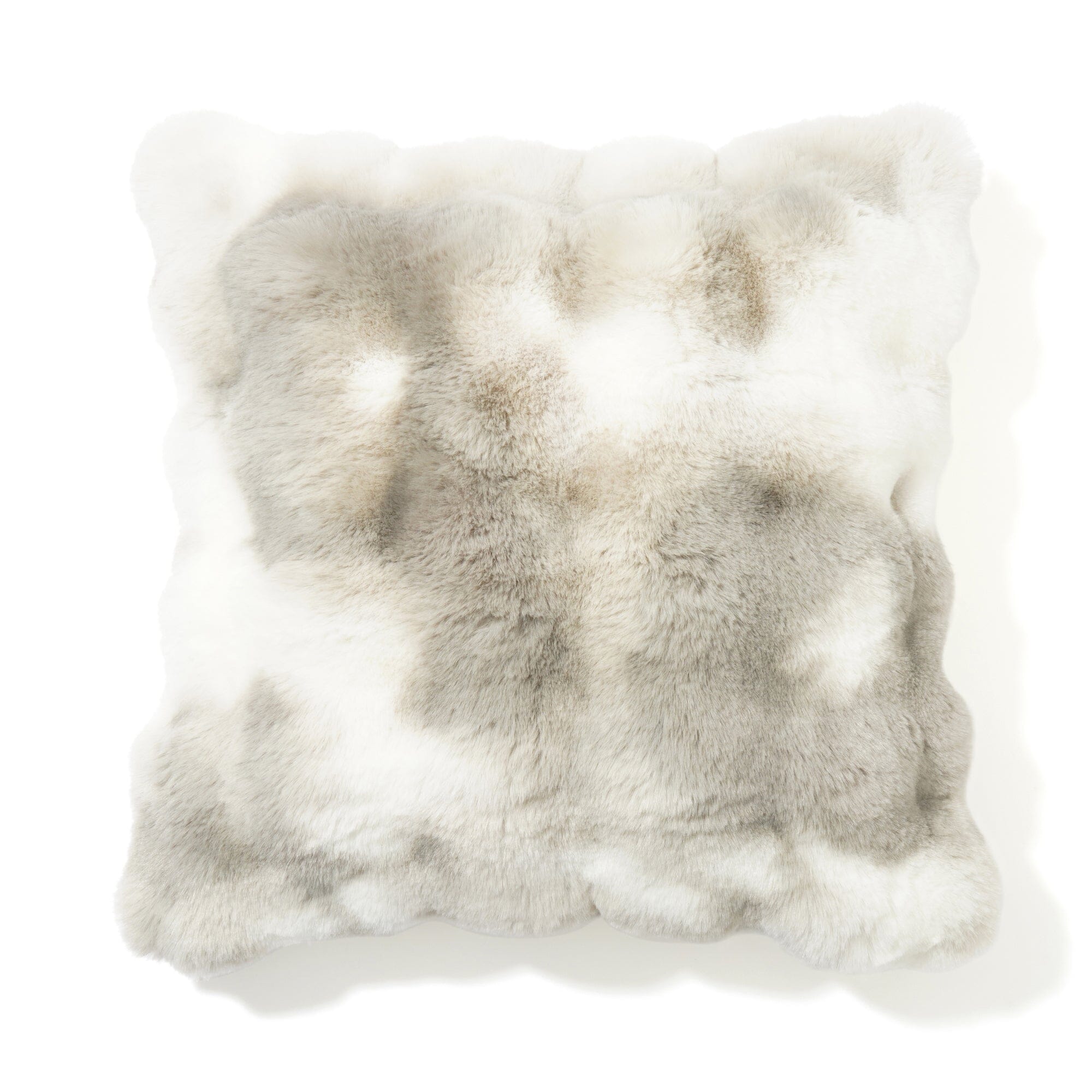 Fur H Cushion Cover 450 X 450 Grey