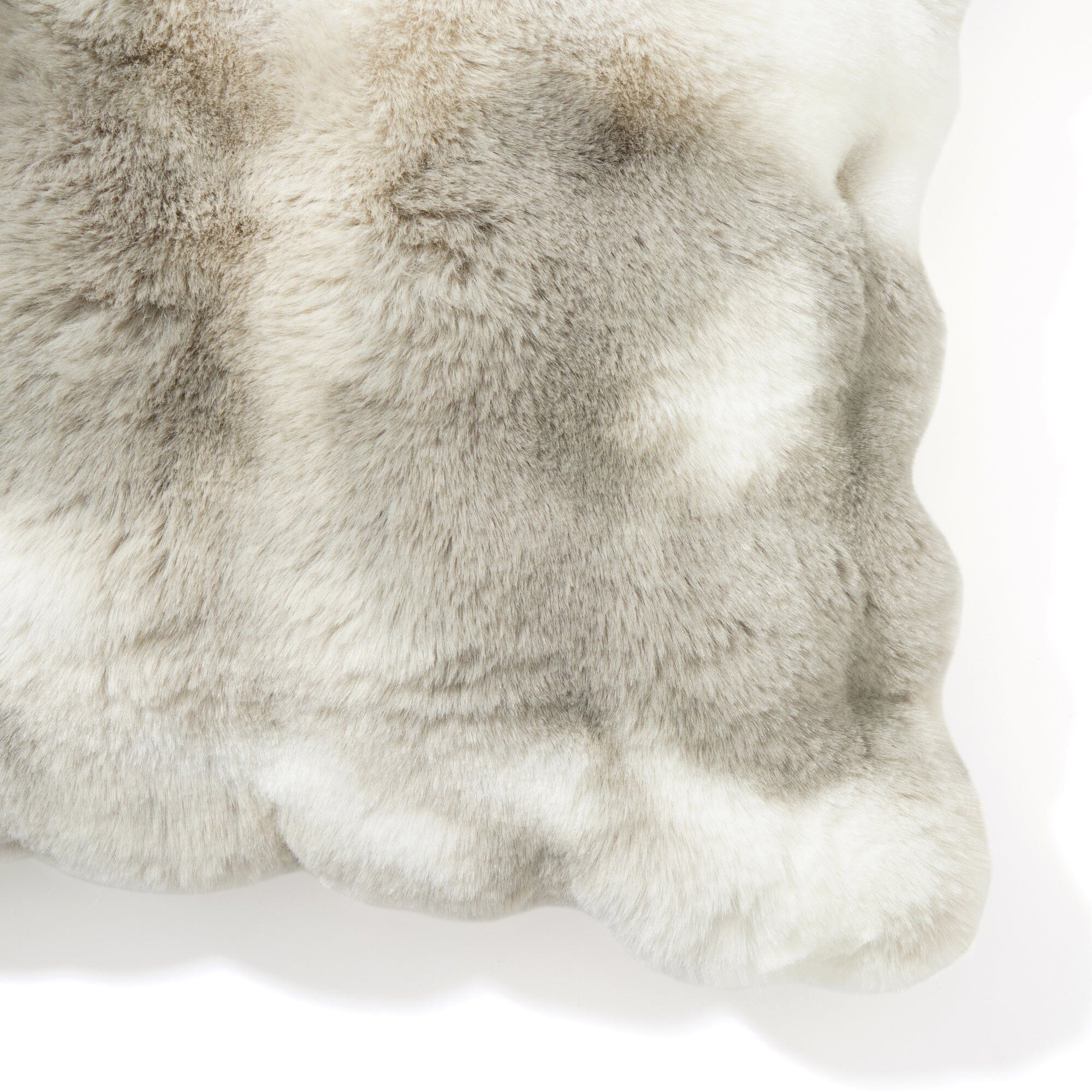 Fur H Cushion Cover 450 X 450 Grey