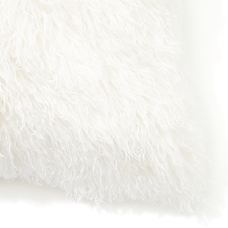 Fur P Cushion Cover 450 X 450 White