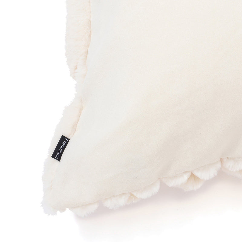 Fur S Cushion Cover 450 X 450 White