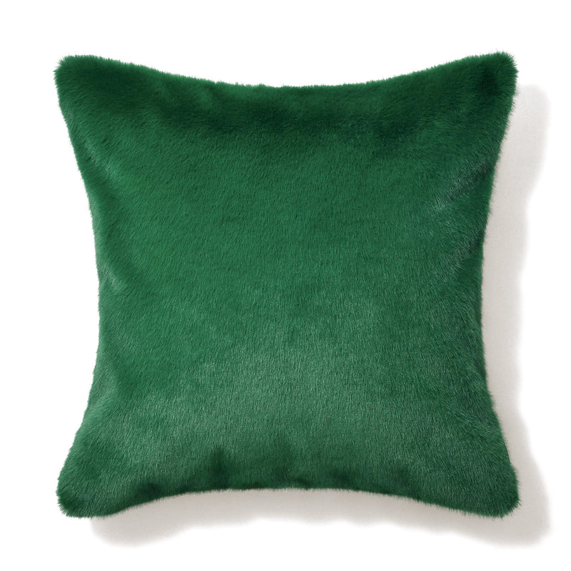 Fur X Cushion Cover 450 X 450 Green