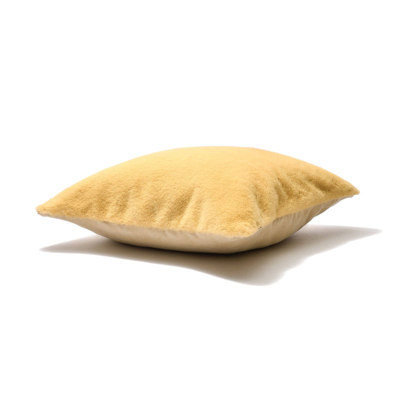 Fur X Cushion Cover 450 X 450 Yellow