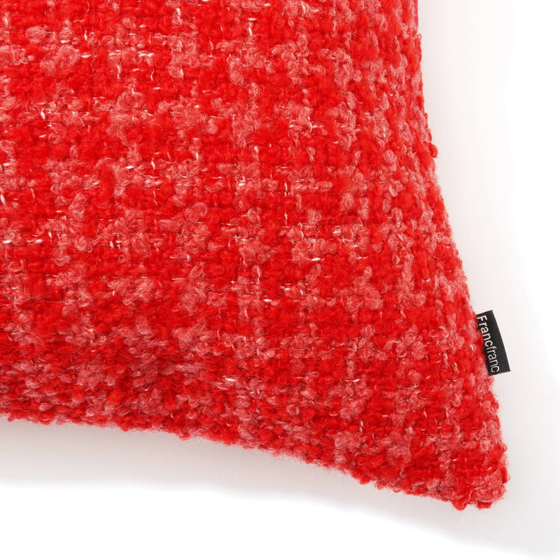 Tweed B Cushion Cover 450 X 450 Red