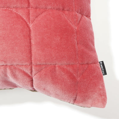 Geome Quilt Cushion Cover 450 X 450 Red